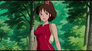 Lesbiska vid sjön [AI] Skogspromenad Stripp Simning Fingering Fisting Studsande bröst Ghibli-stil Olika vinklar